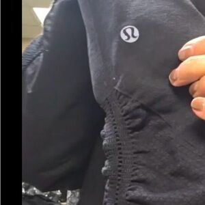 Lululemon Black Athletic leggings with Logo